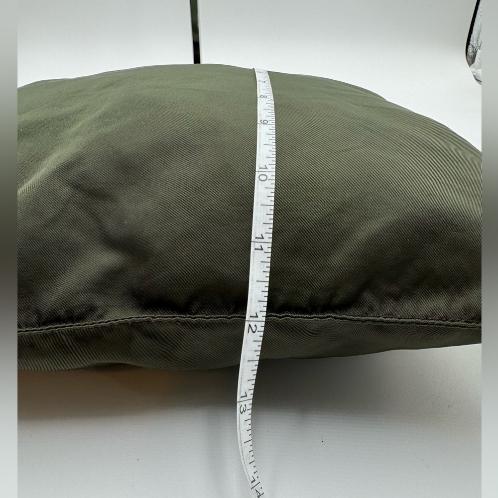 Prada - Authentic - Olive Green Canvas Tote Bag / Messenger Bag - Picture 12 of 16